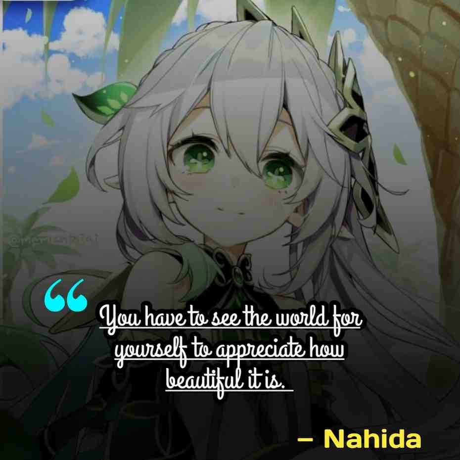 Nahida quotes