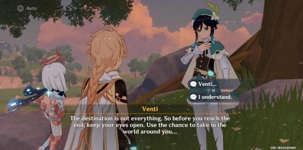 Venti quotes about the traveler's journey 