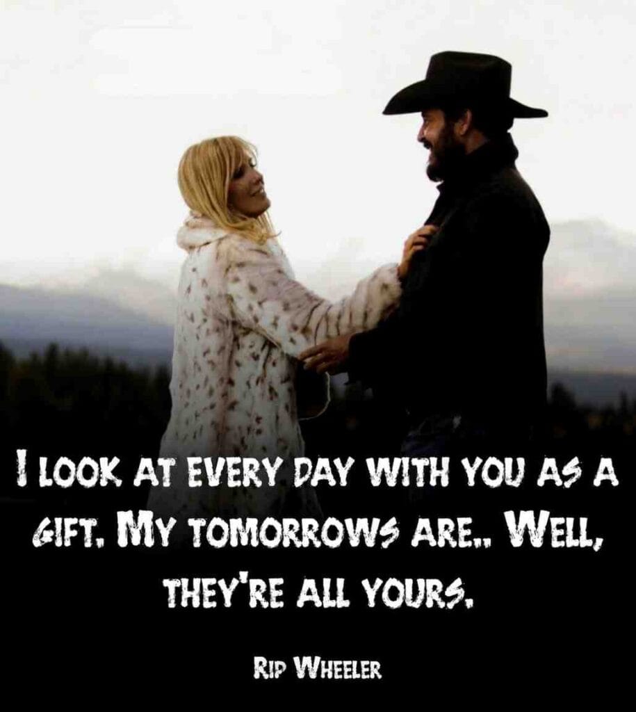 Rip quotes to Beth Dutton about love