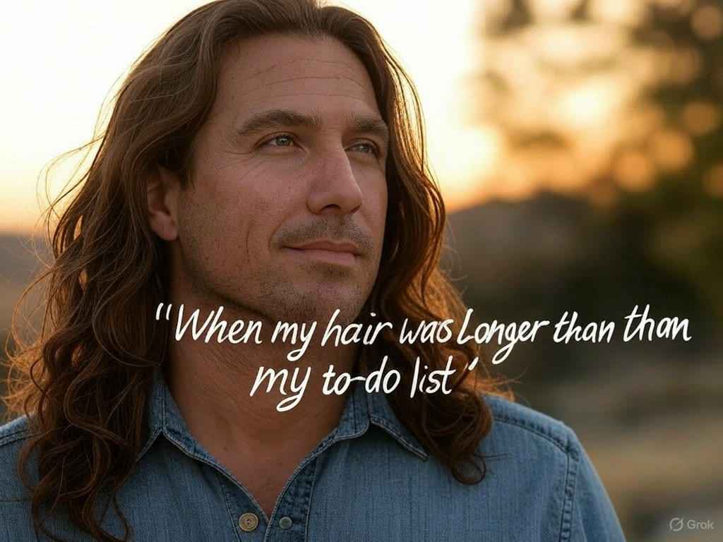 Throwback to long hair days captions